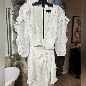 Majorelle white romper